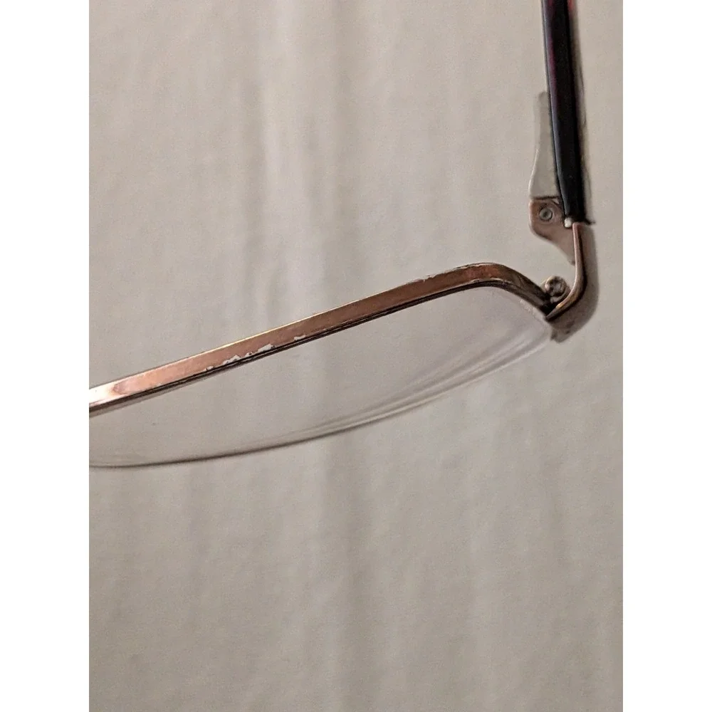Versace Eyeglasses MOD1177 1045 Metal Rectangle 52-16 135 Italy FRAMES ONLY